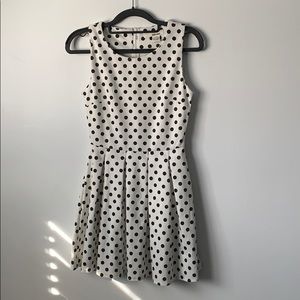Polka Dot Above the Knee Swing Dress